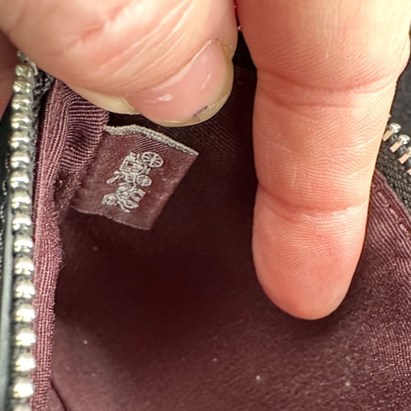 Coach Black Wristlet with Heart and Lightning Motif. Limited edition and Rare! - Picture 3 of 7